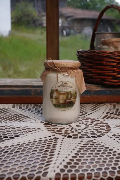 Буркан кисело мляко Кошница от село